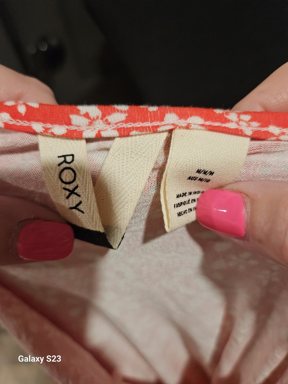 Roxy Red Floral Button-Down Maxi Dress - Picture 3 of 3